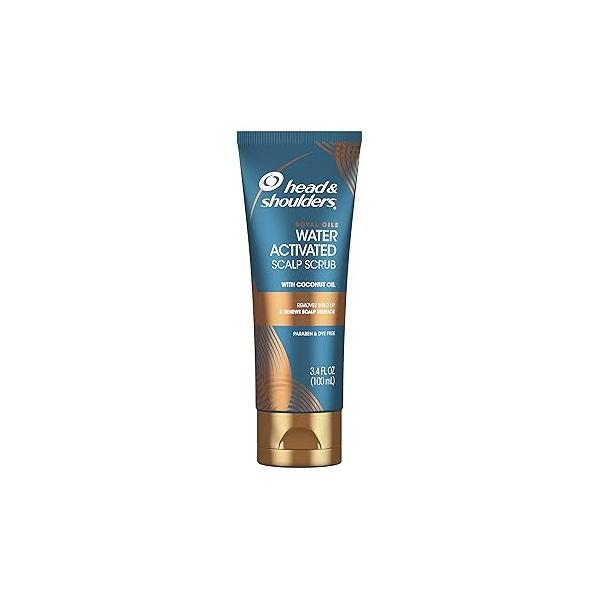 Head & Shoulders Royal Oils Water Activated Scalp Scrub With Coconut Oil Dye Free, 3.4 Fl Oz