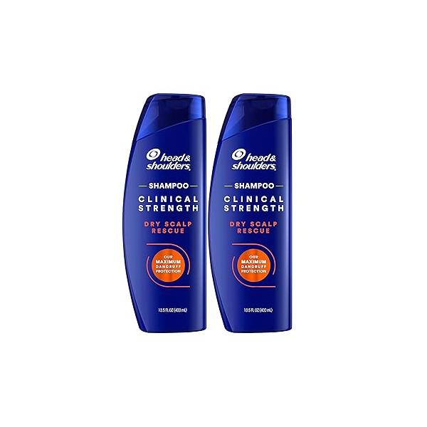 Head & Shoulders Clinical Dandruff Defense + Dry Scalp Rescue Shampoo 13.5 oz Twin Pack