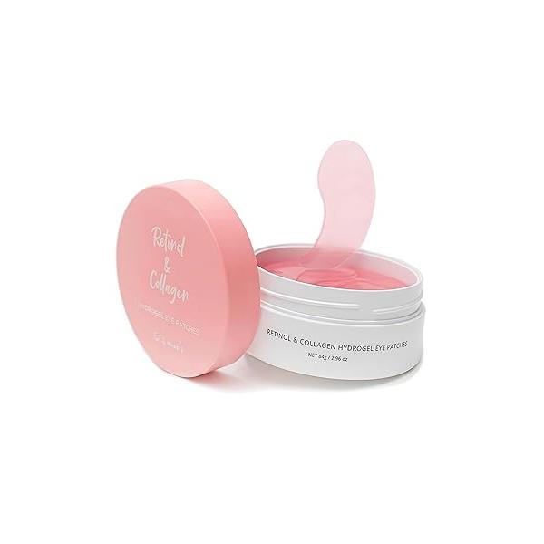 Under Eye Patches for Dark Circles, Puffiness - Bag, Wrinkle Treatment Gel Mask Caffeine Hyaluronic Acid Niacinamide Brightening Hydrating Korean Skincare, Birthday Gift Women, 30Pairs