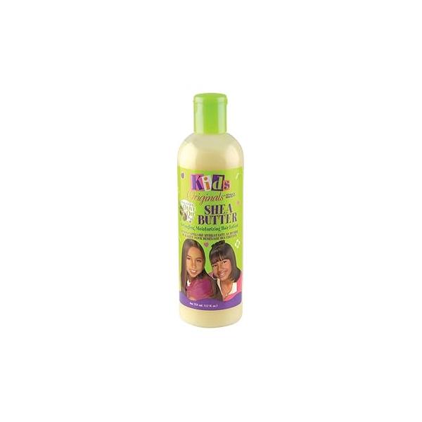 Originals by Africa's Best Kids Shea Butter Detangling Moisturizing Hair Lotion, Enriched with Extra Virgin Olive Oil, Petrolatum and Mineral Oil Free, 12 oz Bottle