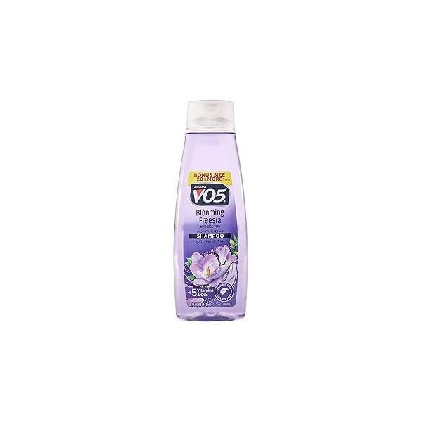 Alberto VO5 - Blooming Freesia Moisturizing Shampoo Hydrating With Coconut Milk, Vitamin E and Biotin Long Lasting Fragrance 15 oz