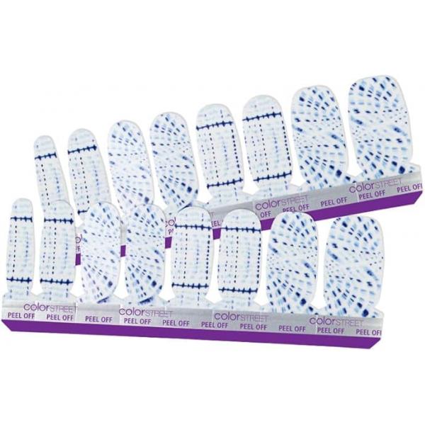 Color Street Blue My Mind Nail Strips, 16 Count (Pack of 1), 20 grams