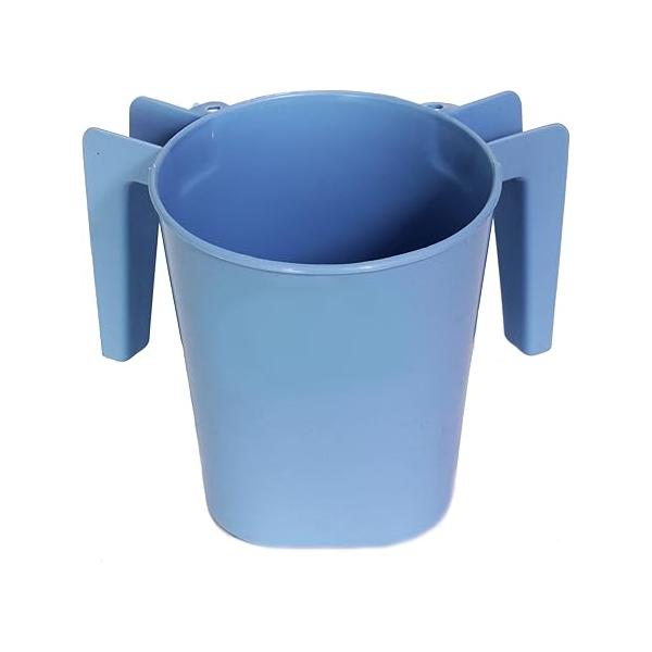 Ybm Home Plastic Square Small Wash Cup Ba156 (Blue, 1)