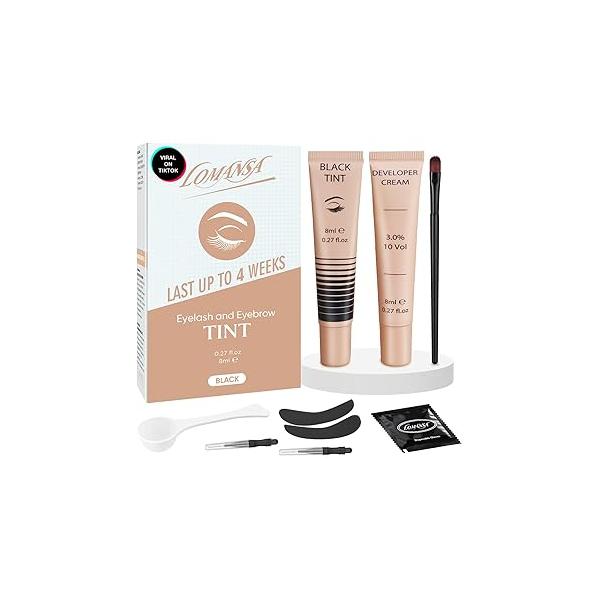 Lash Color Kit - Instant Eyelash with Natural Black Effects, Safe & Easy to Use 8ml