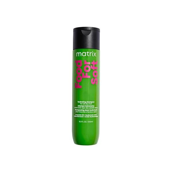 MATRIX Food For Soft Shampoo Color-Treated, Dry and Brittle Hair - Moisturizes, Softens Smooths, With Avocado Oil & Hyaluronic Acid, Vegan