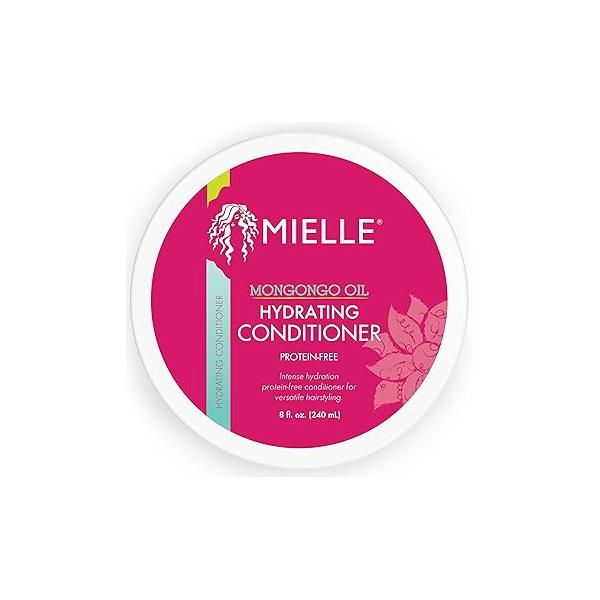 Mielle Organics Mongongo Oil Protein-Free Hydrating Conditioner, 8 Ounces