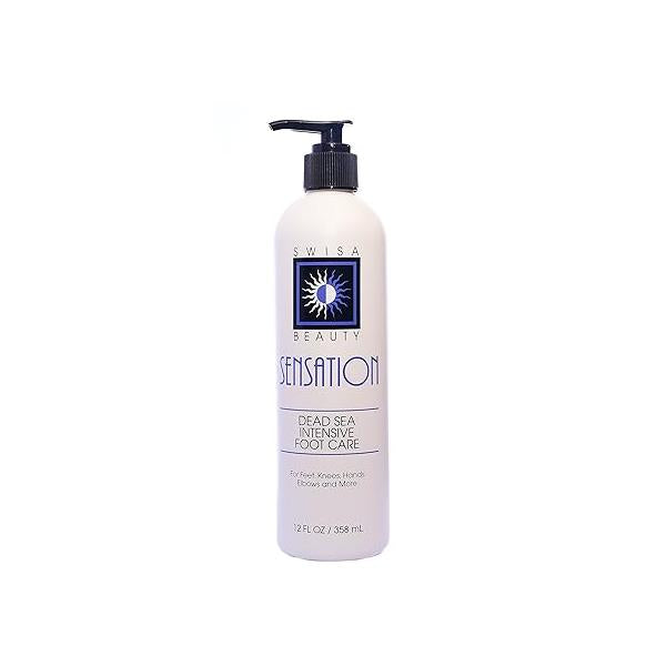 Dead Sea Intensive Foot Care Lotion: Contains Aloe Vera As The Base and Eucalyptus Oil For Deep Penetration.