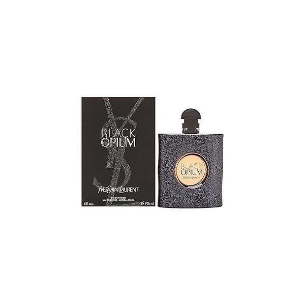 Yves Saint Laurent Eau De Parfum Spray for Women, Black Opium, 3 Ounce