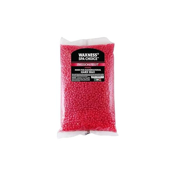 Waxness Spa Choice Rosin Free Multidirectional Hard Wax Passion Fruit 2.2 lb / 1 kg