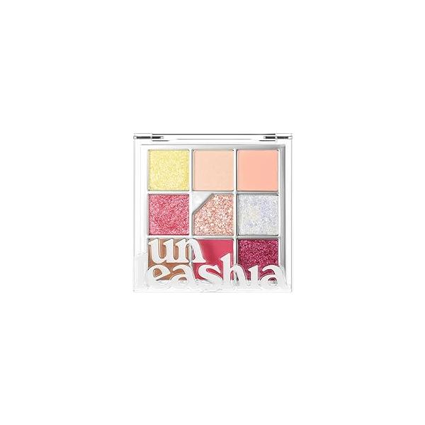 UNLEASHIA Glitterpedia Eye Shadow Palette NO1 - Shimmer Eyeshadow with Versatile Glitter Textures Makeup for Brown Eyes, Blue Eyes Paletas de Sombras para Ojos