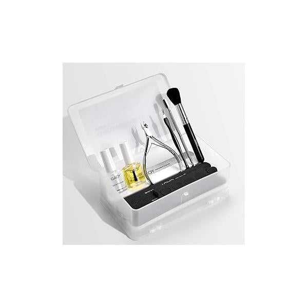 GAOY Cuticle Remover Kit, All-in-One Trimmer and Nipper, Nail Oil Softener, Professional Care Kit with Manicure Tools Files Buffers for Home & Salon Use