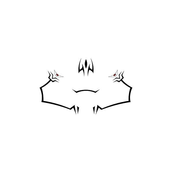 Ryomen Sukuna Tattoo Stickers Anime Temporary Tattoos Cosplay Prop Accessories JJk Sticker Face for Halloween