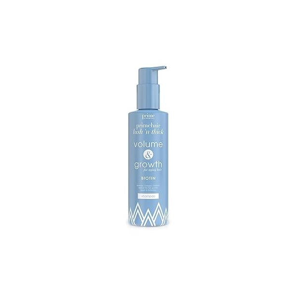 PrimeHair Lush N' Thick Shampoo for Mature Women - Biotin Enriched, Sulfate-Free and Paraben-Free with Hair Growth Promoting Ingredients Volumizing, Hydrating