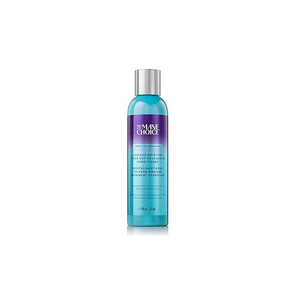 The Mane Choice Tropical Moringa Sweet Oil & Honey Endless Moisture Rinse Out or Leave In Conditioner, Detangles, Softens Nourishes Dry, Brittle Hair, Helps Reduce Breakage Smooth Frizz, 8 Oz