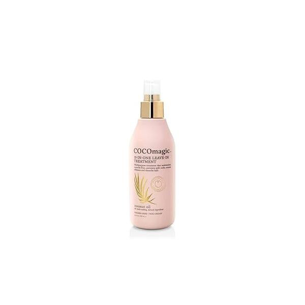 Cocomagic 10-in-1 Leave-in Hair Treatment with Coconut Oil | Hydrate, Detangle, Prevent Frizz Smooths, Creates Silkiness Gentle for All Types Paraben Free, Cruelty Made in USA (8 oz)