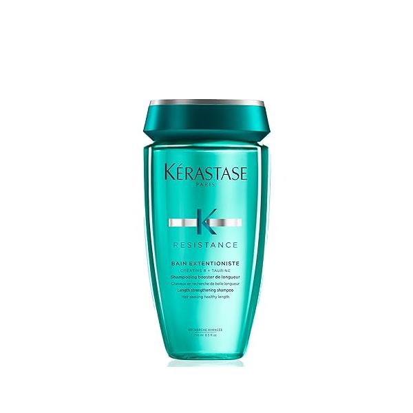 Kerastase Resistance Bain Extentioniste Shampoo - Length Strengthening For Damaged Hair, Protects Hair and Scalp from External Aggressors