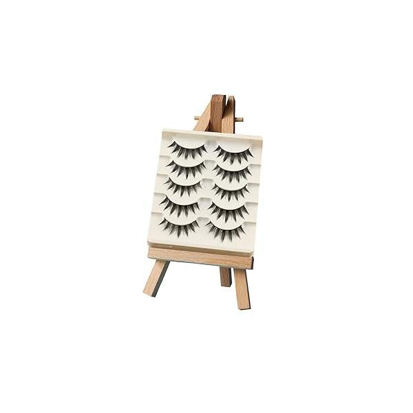 5 Pairs Cosplay Manga Lashes 3D Little Devil Spiky Eyelash Cute Doll Anime Japanese Style Makeup Eyelashes Natural Look Halloween Lash Beauty Extension Tools
