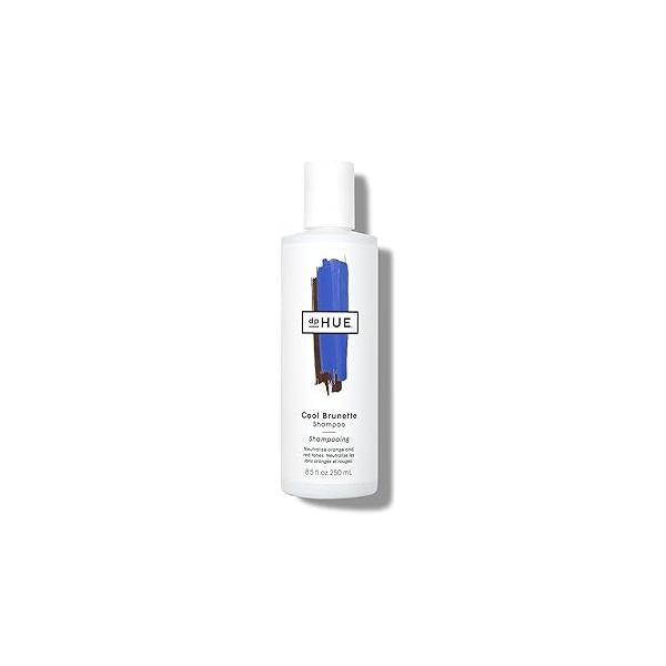 dpHUE Cool Brunette Shampoo - 8.5 oz Blue Pigments Neutralize Unwanted Orange, Red & Brassy Tones Color Safe Paraben, SLS SLES Sulfate Free Leaping Bunny Certified
