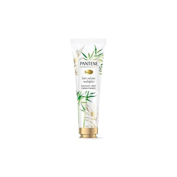 Pantene Sulfate Free Conditioner, Volumizing conditioner for fine or flat hair with Bamboo, Color Safe, 8.0 oz