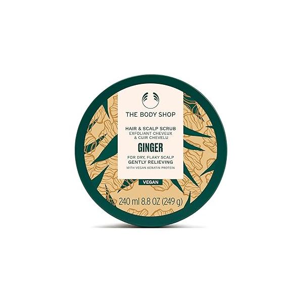The Body Shop Ginger Hair & Scalp Scrub - Exfoliant for Vegan 240ml
