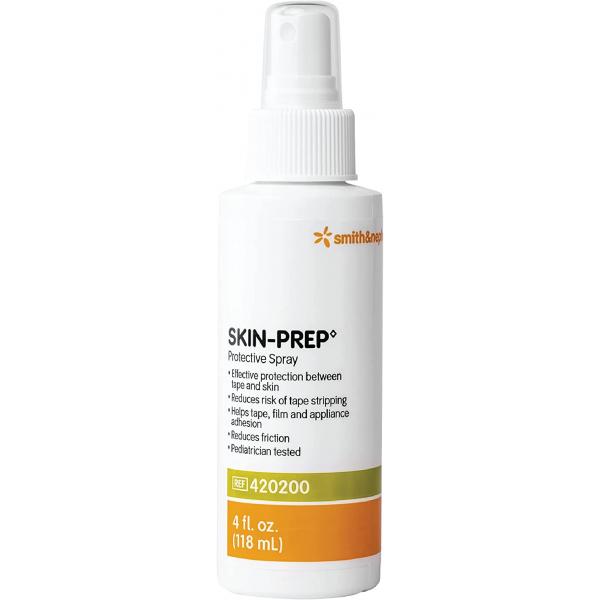 Smith & Nephew SW420200 SKIN-PREP Spray, Protective Dressing Skin Barrier Film, Contains Alcohol, 4 Ounces