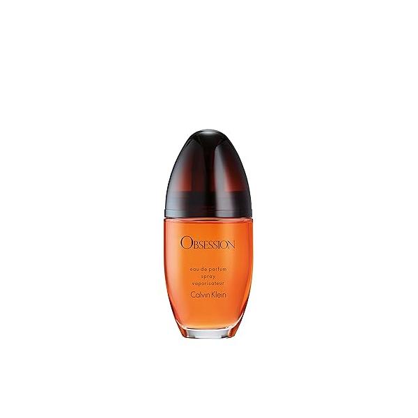 Calvin Klein Obsession Eau de Parfum - Ambery Women's Perfume With Notes of Mandarin, Bergamot, Jasmine & Patchouli Long Lasting Fragrance