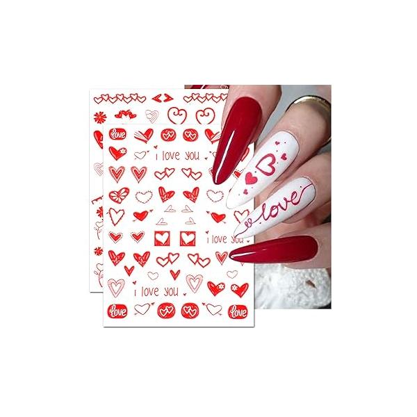 TailaiMei Summer Nail Decals Stickers, Self-Adhesive DIY Design Art Decorations (12 Sheets)