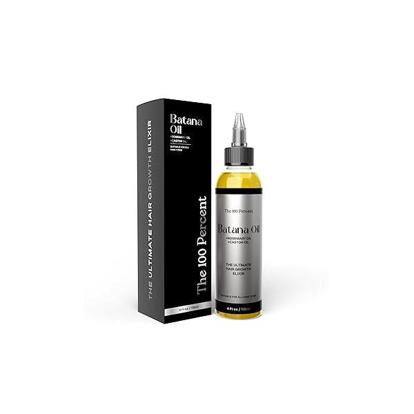 Batana Oil for Hair Growth - 4 Fl Oz infused with Rosemary Oil, Organic Castor & Jojoba Aceite De Batana.