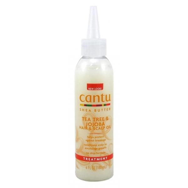 Cantu Shea Butter Tea Tree & Jojoba Hair Scalp Oil 6 Ounce (180ml) (3 Pack)