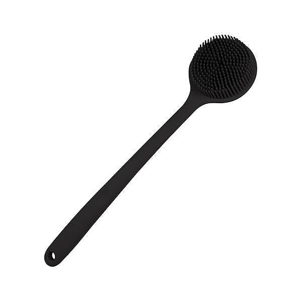 OWIIZI Silicone Back Scrubber Brush for Shower, Soft Body Bath Brushes with Long Handle, Skin Exfoliator Cleaning Women Men