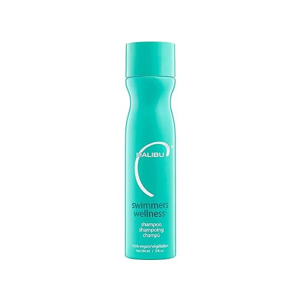 Malibu C Swimmers Wellness Shampoo - Protects Hair Against Chlorine Damage & Combats Brittle for Removing Pool Elements
