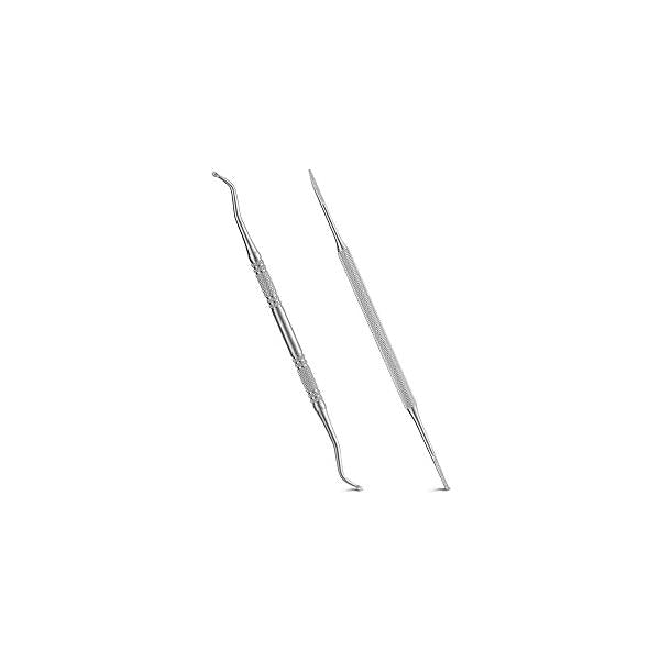 2PCS Ingrown Toenail File and Lifter with Storage Case,YINYIN100% Stainless Steel ingrown toenail Tool,Double Sided Professional Grade Nail Cleaner Tool