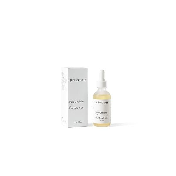 Organic Hair Serum - Natural Oils Blend for Healthy, Thick Jojoba, Castor, Rosemary, Lavender, Tea Tree Suitable Men & Women 60 ML, 1 Fl Oz