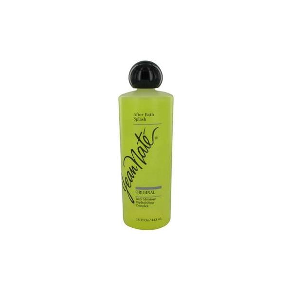Jean Nate After Bath Splash, Original Body Mist Infused with Castor Oil and Aloe Vera, Softens & Smoothes Skin, Citrus Scent, 15 Fl Oz