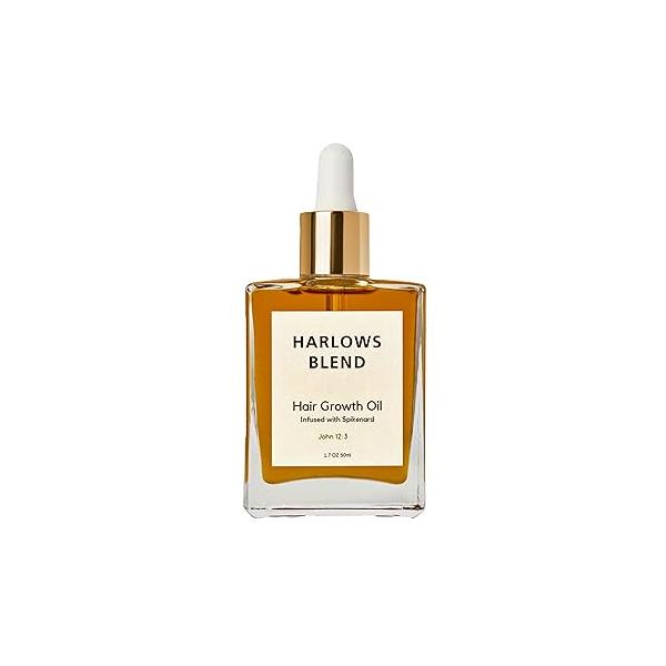 Spikenard Infused Hair Growth Oil, Oil for Dry Damaged and Growth, Serum, 1.7 FL oz