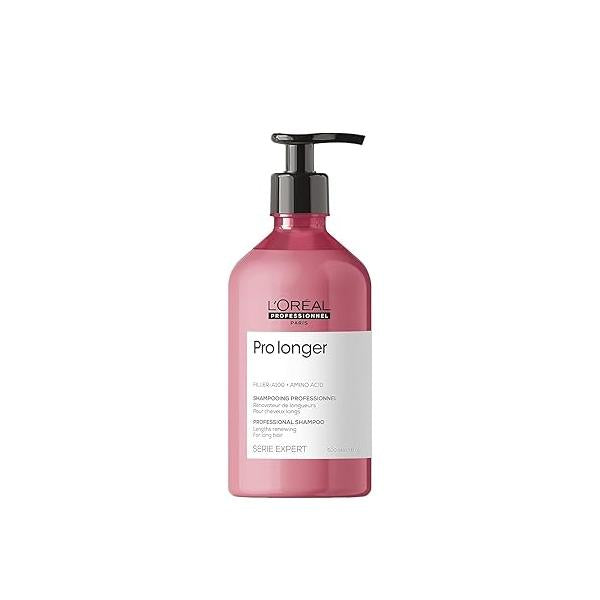 L'Oréal Professionnel Paris Pro Longer Thickening Shampoo - Reduces Breakage & Appearance of Split Ends For Thin Fine Hair Types, Adds Volume Shine