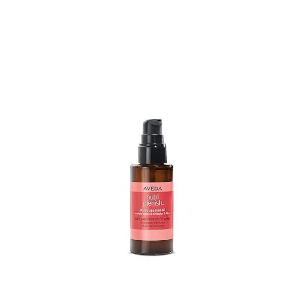 Aveda Nutriplenish Multi-Use Hair Oil | Pre-Shampoo Treatment, Styling, Overnight Oil, Leave-In Treatment Hydrating 100% Naturally Derived*, 1 Fl Oz