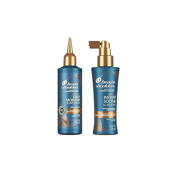 Head and Shoulders Scalp Cream Elixir Treatment Kit, Anti Dandruff, Royal Oils Collection with Coconut Oil, for Natural Curly Hair, 5.0 oz 4.2