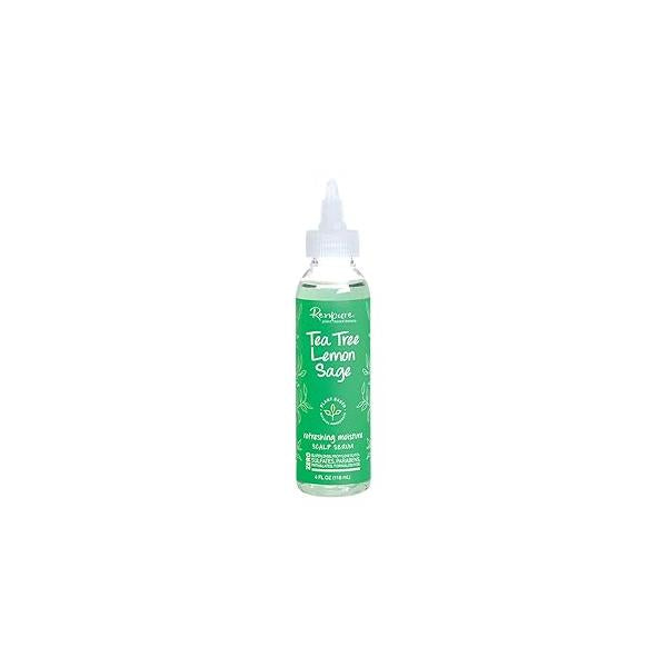 Renpure Plant-Based Beauty Tea Tree Lemon Sage Refreshing Moisture Scalp Serum, 4 Fluid Ounces