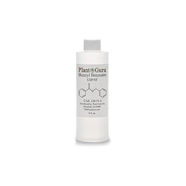 Benzyl Benzoate USP Grade Liquid 8 fl. oz. - Great for Fragrance/Aroma Compounds, Cosmetics, Hair & Scalp Products.