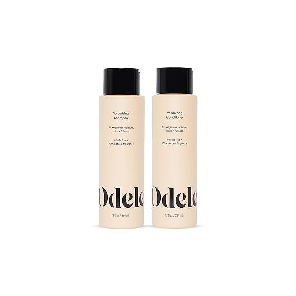 Volumizing Sulfate-Free Shampoo & Conditioner Set, Adds Moisture, Shine, and Fullness for Straight or Wavy Hair Types, 13 Fl Oz Each (2-Pack)