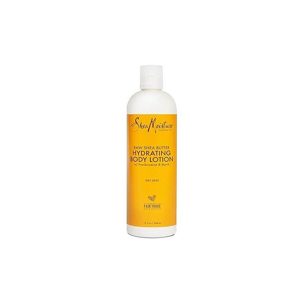 Sheamoisture Hydrating Body Lotion for Dry Skin Raw Shea Butter Paraben Free 13 oz