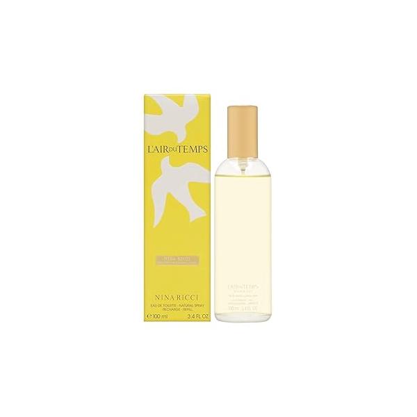 Nina Ricci L'Air Du Temps Eau De Toilette Spray Refill for Women, 3.4 Ounce