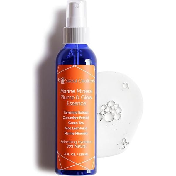 SeoulCeuticals Korean Skin Care Essence Toner - K Beauty Skincare Spray Mist For Face Contains Cucumber Extract and Marine Minerals + Organic Aloe Get That Healthy Youthful Glow