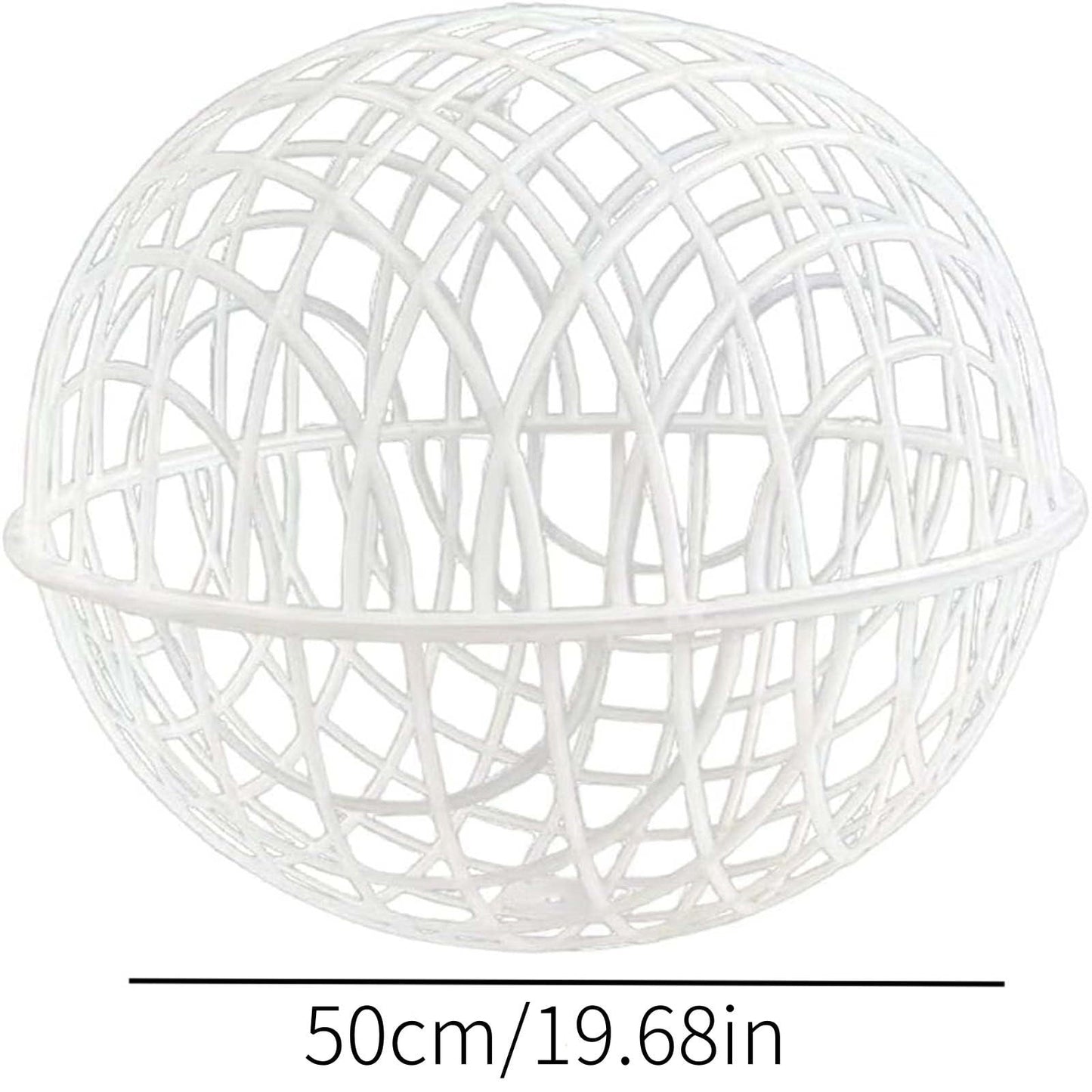 Simple Movable Chicken Coop, Chicken Ball Cage Rolling Orb Mobile Poultry Enclosure Round for Chicks Rabbits Birds Outdoor Backyard Farms D