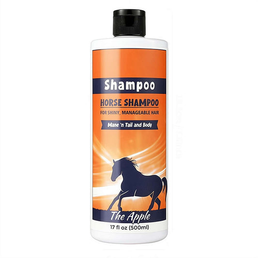 17 fl oz Natural Horse Fur Cleaner & Conditioner, Horse Shampoo, Gentle Cleaning Moisturizing Formula for Deodorizing Shiny Healthy Coat, Ideal for Horse Owners Pet Groomers