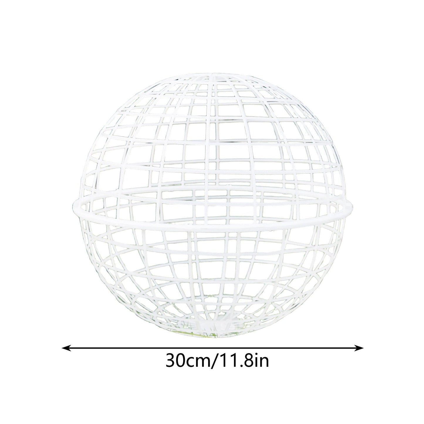 Spherical Chicken Cage Free Range Poultry Coop 30CM Round Rabbit Hutch with Rolling Wheels for Outdoor Foraging Durable Plastic Mesh Ventilated Design Easy to Clean & Move for Backyard