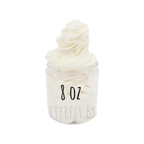 Snickerdoodle Whipped Body Butter, natural lotion, organic, 8oz jar, made with shea butter, mango butter, coconut oil, almond oil