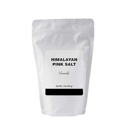 Minimalist Himalayan Pink Salt, Perfect for Cooking and Seasoning (16 Ounce)