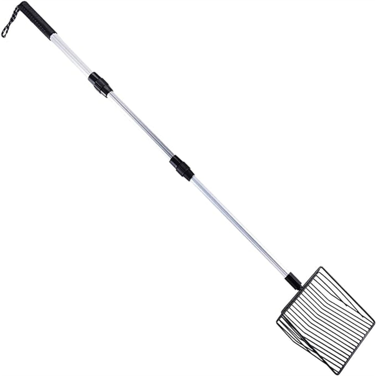 3 in 1 Stretchable Chicken Poop Scooper Chicken Coop Accessories Sifting Shovel for Chicken Coop Chicken Litter Scoop Supplies Separating Poo and Debris from Sand